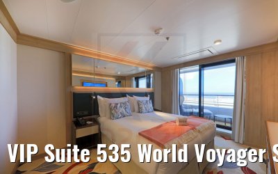 VIP Suite 535 World Voyager Schlafbereich