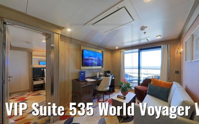 VIP Suite 535 World Voyager Wohnbereich