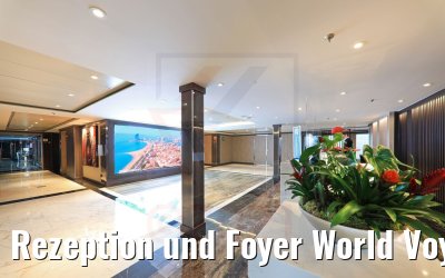 Rezeption und Foyer World Voyager