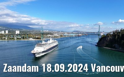 Zaandam 18.09.2024 Vancouver departure