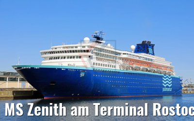 MS Zenith am Terminal Rostock 05.05.2018