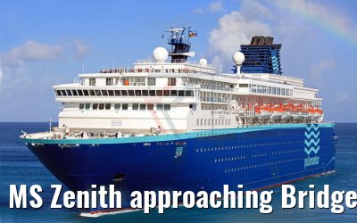 MS Zenith approaching Bridgetown, Barbados 13.02.2018