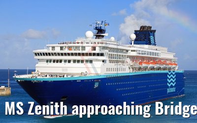 MS Zenith approaching Bridgetown, Barbados 13.02.2018