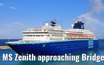 MS Zenith approaching Bridgetown, Barbados 13.02.2018