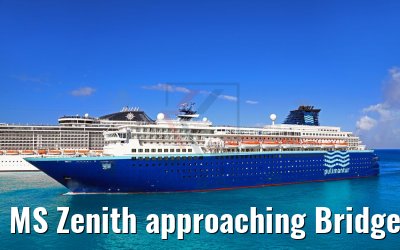MS Zenith approaching Bridgetown, Barbados 13.02.2018