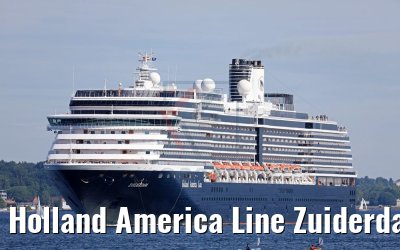 Holland America Line Zuiderdam 11.06.2017 arriving Kiel