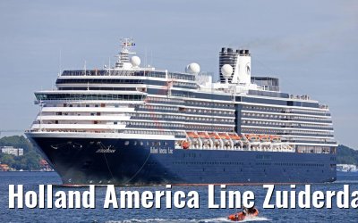 Holland America Line Zuiderdam 11.06.2017 arriving Kiel