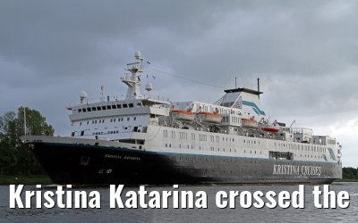 Kristina Katarina crossed the Kiel Canal on 28 May 2013