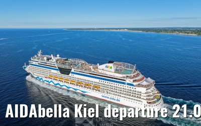 AIDAbella Kiel departure 21.06.2026