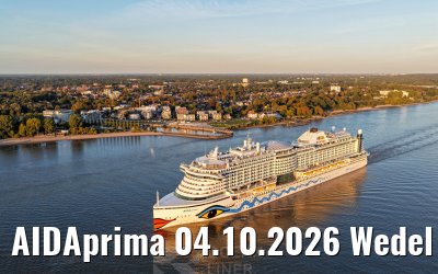 AIDAprima 04.10.2026 Wedel