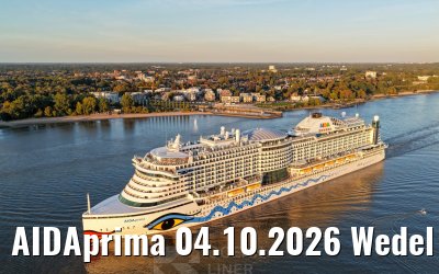 AIDAprima 04.10.2026 Wedel