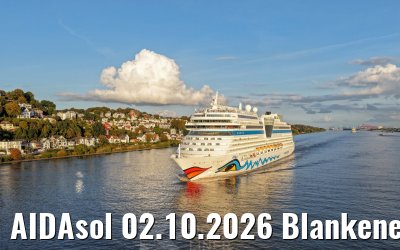 AIDAsol 02.10.2026 Blankenese