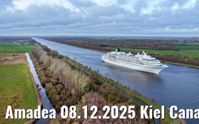 Amadea 08.12.2025 Kiel Canal