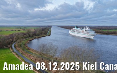 Amadea 08.12.2025 Kiel Canal