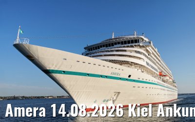 Amera 14.08.2026 Kiel Ankunft