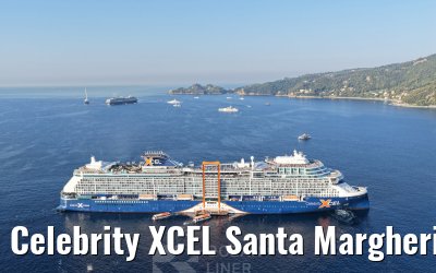 Celebrity XCEL Santa Margherita morning view 28.07.2026