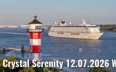 Crystal Serenity 12.07.2026 Wittenbergen