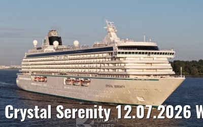 Crystal Serenity 12.07.2026 Wittenbergen
