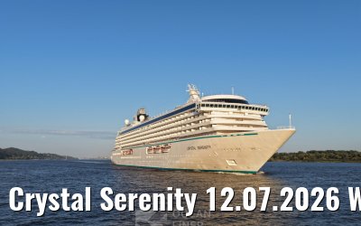Crystal Serenity 12.07.2026 Wittenbergen