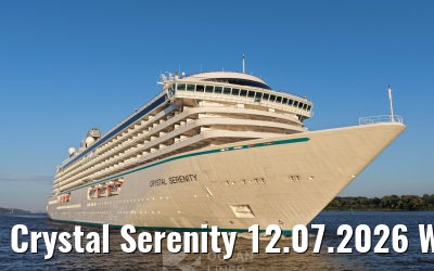 Crystal Serenity 12.07.2026 Wittenbergen
