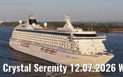 Crystal Serenity 12.07.2026 Wittenbergen
