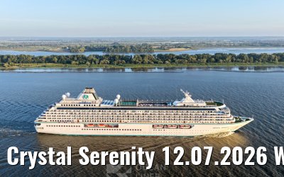 Crystal Serenity 12.07.2026 Wittenbergen