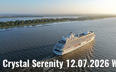Crystal Serenity 12.07.2026 Wittenbergen