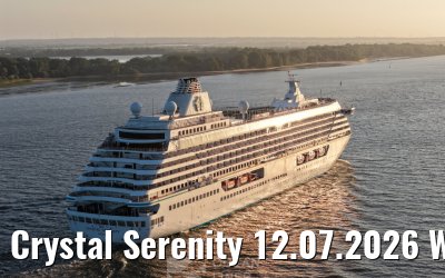 Crystal Serenity 12.07.2026 Wittenbergen