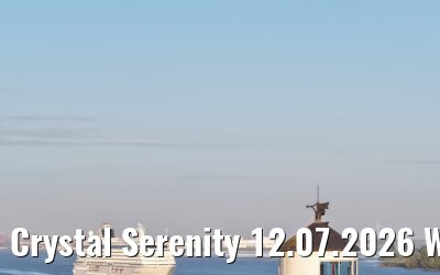 Crystal Serenity 12.07.2026 Wittenbergen