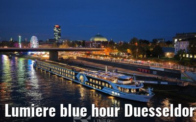 Lumiere blue hour Duesseldorf 30.10.2025