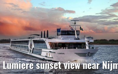 Lumiere sunset view near Nijmegen 28.10.2025