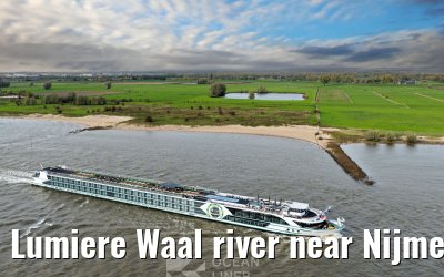 Lumiere Waal river near Nijmegen 28.10.2025