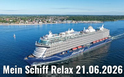 Mein Schiff Relax 21.06.2026 Laboe