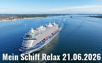 Mein Schiff Relax 21.06.2026 Laboe