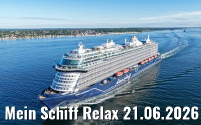 Mein Schiff Relax 21.06.2026 Laboe