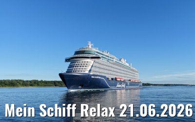Mein Schiff Relax 21.06.2026 Laboe