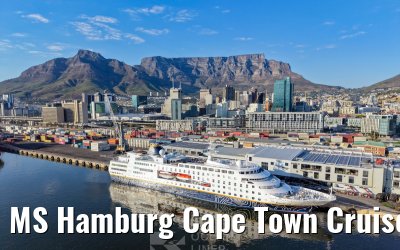 MS Hamburg Cape Town Cruise Terminal morning view