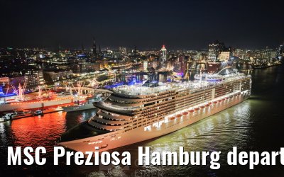 MSC Preziosa Hamburg departure Elbphilharmonie 04.10.2026