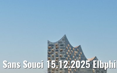Sans Souci 15.12.2025 Elbphilharmonie und Skyline Hamburg