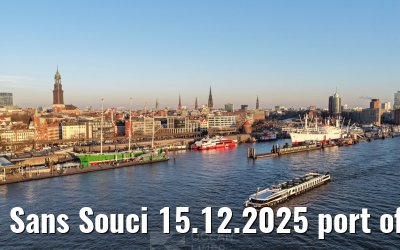 Sans Souci 15.12.2025 port of Hamburg