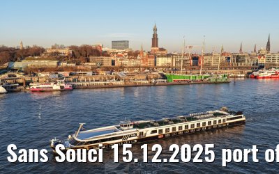 Sans Souci 15.12.2025 port of Hamburg