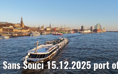 Sans Souci 15.12.2025 port of Hamburg