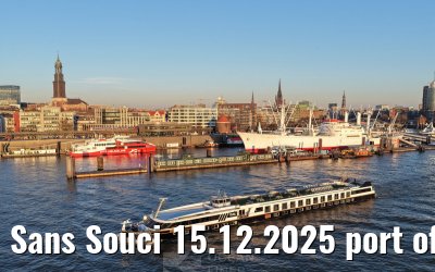 Sans Souci 15.12.2025 port of Hamburg