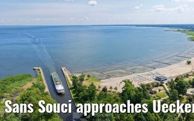 Sans Souci approaches Ueckermünde 02.06.2026