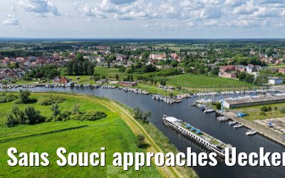 Sans Souci approaches Ueckermünde 02.06.2026