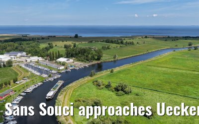 Sans Souci approaches Ueckermünde 02.06.2026