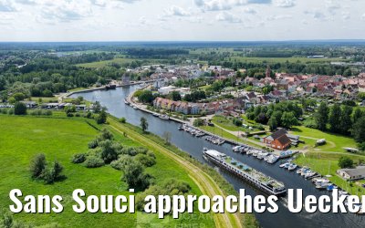 Sans Souci approaches Ueckermünde 02.06.2026
