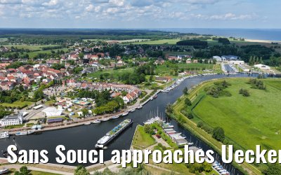 Sans Souci approaches Ueckermünde 02.06.2026