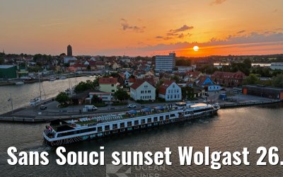 Sans Souci sunset Wolgast 26.05.2026