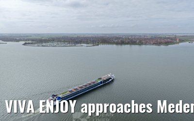 VIVA ENJOY approaches Medemblik 01.04.2026